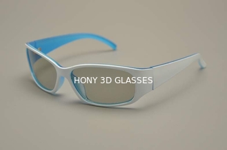 प्लास्टिक फ्रेम रैखिक फूट डालना 3 डी चश्मा विरोधी खरोंच लेंस सिनेमा