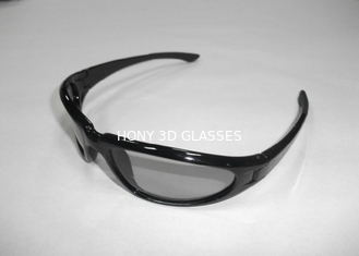 सिनेमा और सिनेमाघरों के लिए लाइट निष्क्रिय सर्कुलर ध्रुवीकृत रियल डी 3 डी चश्मा