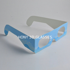 वयस्क और बच्चों के लिए लाल नीला Chromadepth 3 डी पेपर चश्मा / रंगमंच 3 डी चश्मा