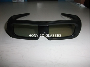काले प्लास्टिक फ्रेम के साथ आईआर यूनिवर्सल सक्रिय शटर 3 डी टी वी चश्मा