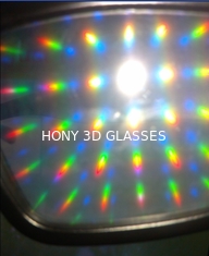 शक्तिशाली विवर्तन प्रभाव के साथ 3 डी आतशबाज़ी ग्लास लेजर शो देखने के